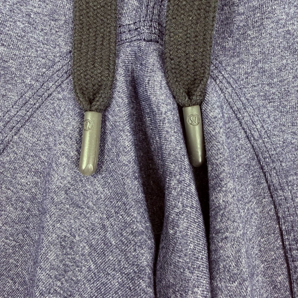 Lululemon Knit Shorts Heathered Blue Navy Men's Size Small Pockets Gym Workout - Picture 7 of 7